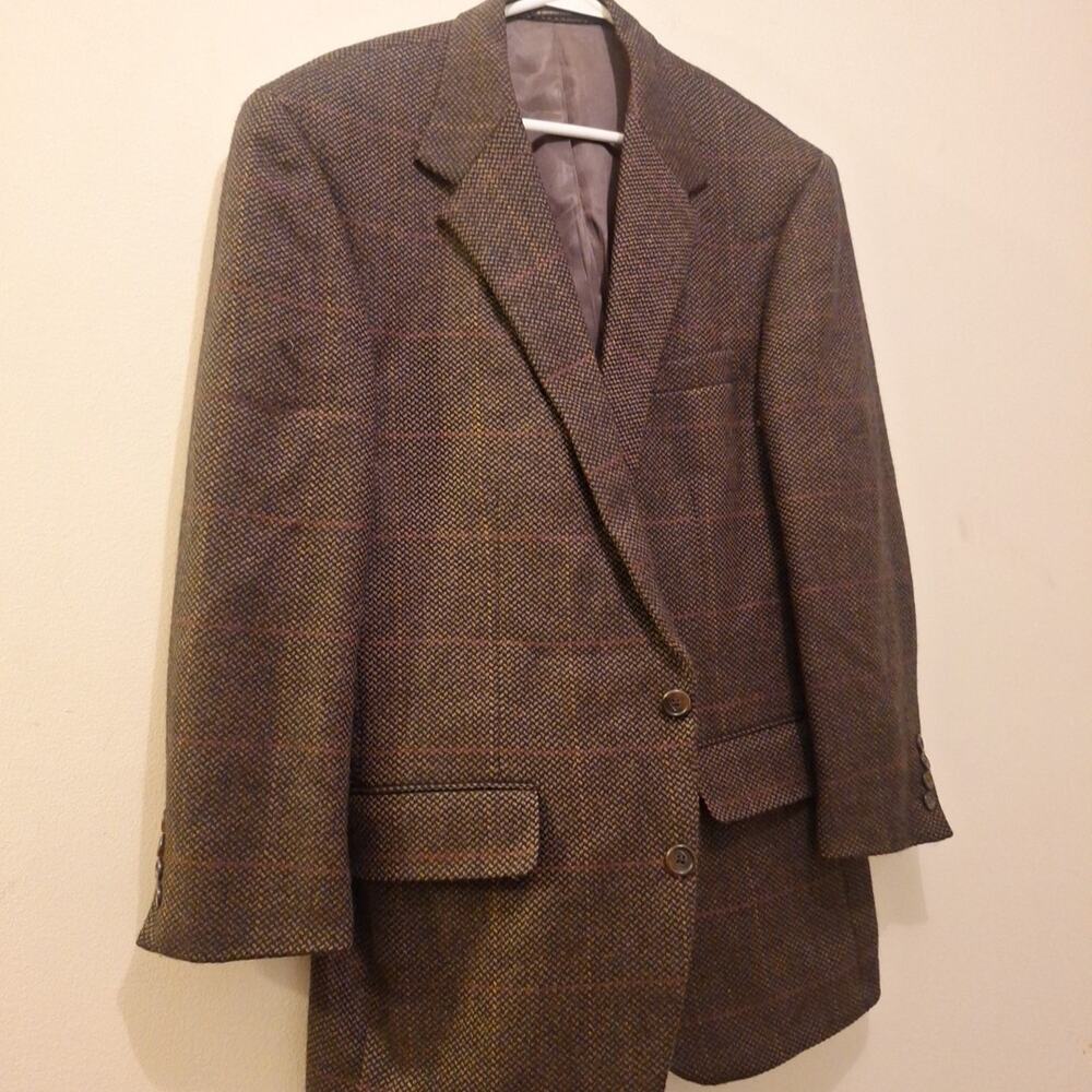 Vintage Sport Coat By Stuart Roydan For Gentry Limited Wool Two Button Size: 39R